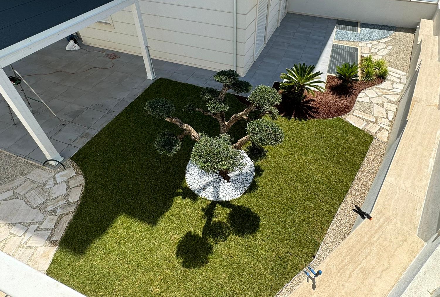 Disegno preparatorio progetto 'Giardino dalle Simmetrie verdi'